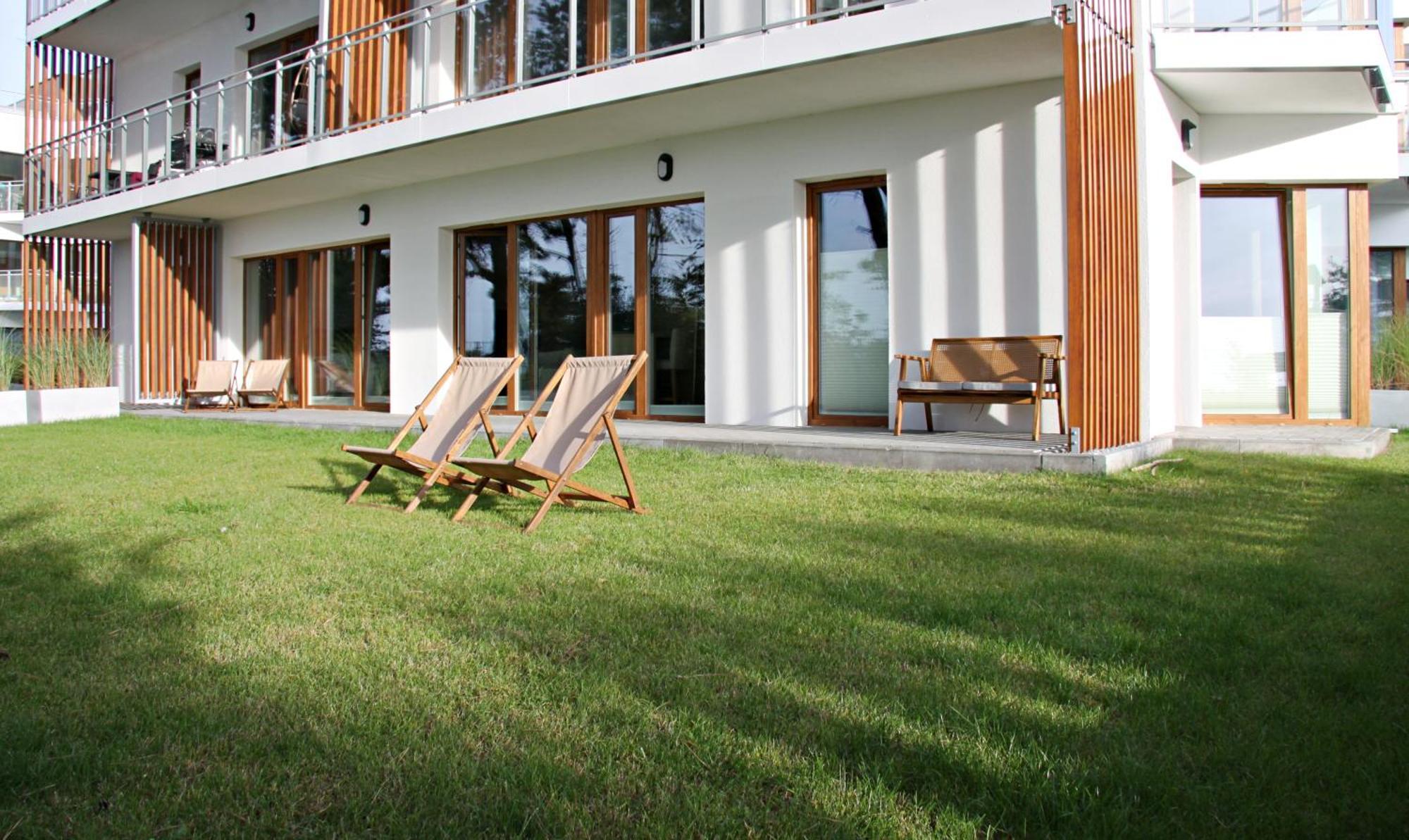 Let'S Sea - 2 Bedroom - Premium Baltic Apartment With Front Sea View Garden And Spa Access Gąski Εξωτερικό φωτογραφία
